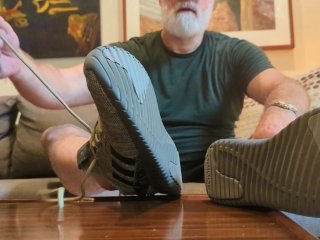 teasing you w MY sneaker strip