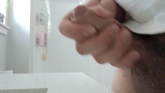 I cum so HARD in the bathroom
