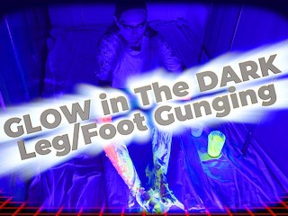 Glow in the Dark UV Gunging - Benen En Voeten!