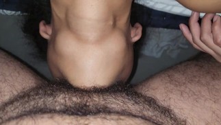 Giving milk to my love in the deepthroat upside down 07/20/2023