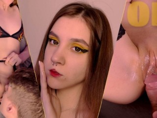 I Ate her Pussy, Fucked her in Missionary Pose and she Swallowed my Cum POV 4K