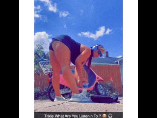 big ass twerk, motorcycle, thick, role play