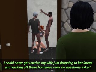 Homeless Men Humiliate Mother and_Stepdaughter - Part_5 - DDSims