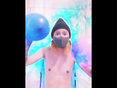 チンコと僕と風船の夏休み【素人】日本人 アジアン 個人撮影 イケメン 配信者 - Screenshot 6 of 16 - Japanese