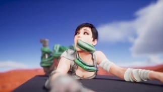 Очаровательная брюнетка с короткими волосами против ИНОПЛАНЕТНЫХ МОНСТРОВ | порно пародия дикая жизнь