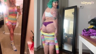 BBW Outgrown Clothes From Skinny Era W Comparison Pictures