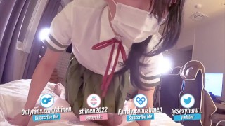 【Suzume】✨ School Uniform Ladyboy Get Fucked, Japanese Hentai Crossdresser Cosplayer 2