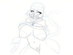 Meow Skull cum shoot Timelapse
