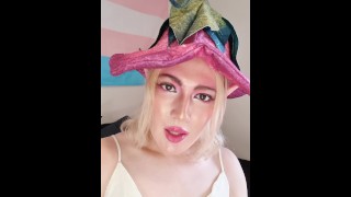 Elf Cosplay Boypussy Femboy Spreizt Den Arsch Transgender Schlampe