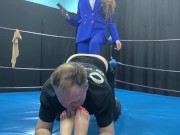Preview 6 of Two office women beat a guy