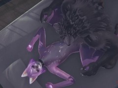 Sexy pink cat Furry Yaoi sex
