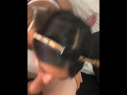 Preview 5 of bust latina shaking big tits before blowjob