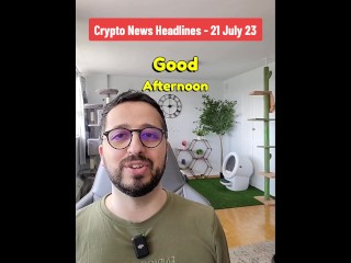 Crypto Market News 21 July 2023 com Meia-irmã
