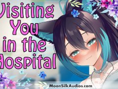 F4M - Alpha Wolf Girl x Human Listener - Visiting You in the Hospital - Renka 12 - Audio Roleplay