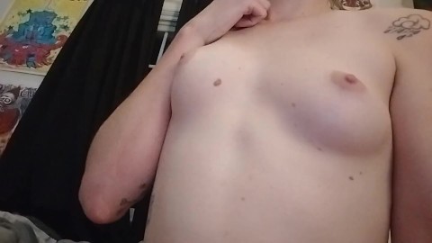 Trans girl perky tits