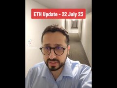 Ethereum price update 22 July 2023 with stepsister