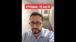 Ethereum price update 22 July 2023 with stepsister