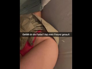 Turkish Teen cheats on me during Camping Snapchat German