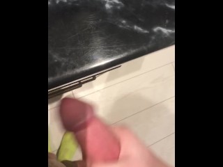 Jerk Jerk off Dick after School and Cum on the Table