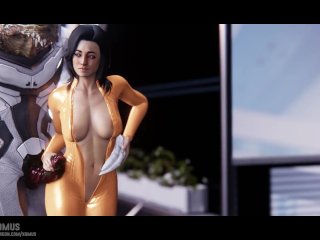 alien, anime, mass effect miranda, 60fps