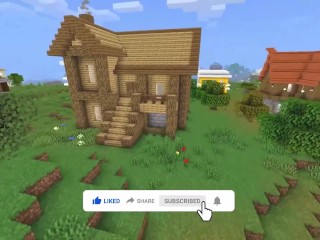 Minecraftで大きなコテージの家を作る方法