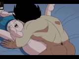 DRAGON BALL- VEGUETA ARGUES WITH BULMA OVER YANCHA AND HE FUCKS HER AND CUM IN HER VAGINA