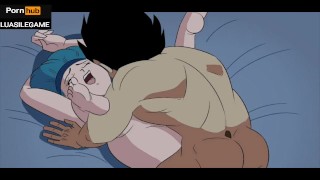DRAGON BALL- VEGUETA ARGUES WITH BULMA OVER YANCHA AND HE FUCKS HER AND CUM IN HER VAGINA