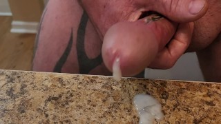 Closeup Fleshlite e Masturbando com Ejaculação.