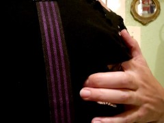 My pierced nipples are so hard from a concert u can see them thru my shirt