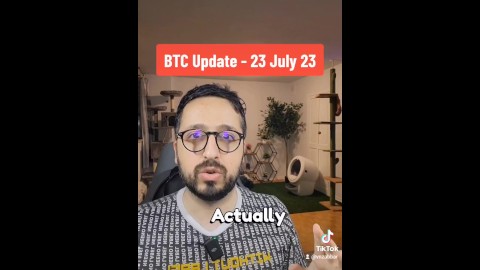 Bitcoin price update 23 July 2023 with stepsister