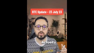 Bitcoin prijs update 23 July 2023 met stiefzus