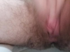 Masterbating and squirting a little