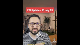 Ethereum price update 23 July 2023 with stepsister