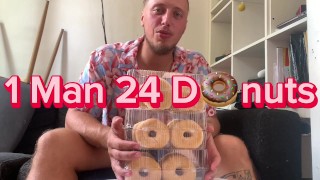 1 homem 24 donuts 🍩