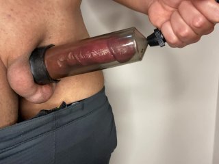 sextape, hardcore, verified amateurs, penis pump