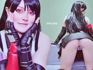 FEMDOM Role-Play: Tifa Lockhart Zničila Váš Orgasmus a Nechala Vás Cum, Jen Když Se Budete Klínit