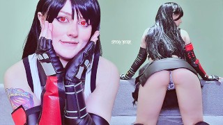Tifa Lockhart Ruined Your Orgasm And Only Let You Cum If You Wedgie Yourself