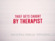 Preview 3 of Thief Gets Caught By Therapist.Aubrey Black, Audrey Black / Brazzers