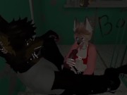 Preview 5 of furry insomnia went out to smoke in the stairwell and have sex with a roommate