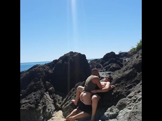 Wife Getting Fucked on Beach_and Creampied