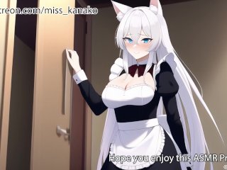 asmr roleplay, asmr blowjob, catgirl, hentai