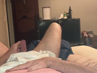 submissive slut, adult diaper, pov, handjob