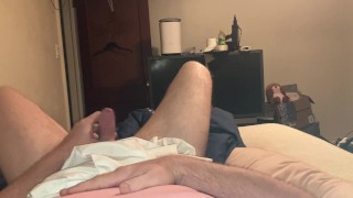 Little Sissy Tries to make his Tiny cock Rock Hard POV Teasing Small Dick Cum Slut Tiny Cock