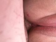 Preview 6 of CLOSE UP PUSSY SQUIRT DURING ANAL