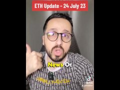 Ethereum price update 24 July 2023 with stepsister