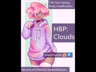 body modification, cute, non binary, cloud