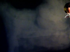 Close-up POV on glans penis while jerking off on the edge of orgasm until cumming, moaning, playing