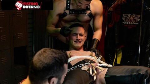 FistingInferno - Sub Bitch Derek Cage Deliciously Dominated By Hunks & Creampied