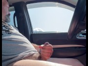 Preview 5 of Masturbating in busy parking lot