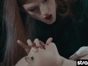 Preview 6 of Sexy domme tests her sweet submissive's pussy licking skills
